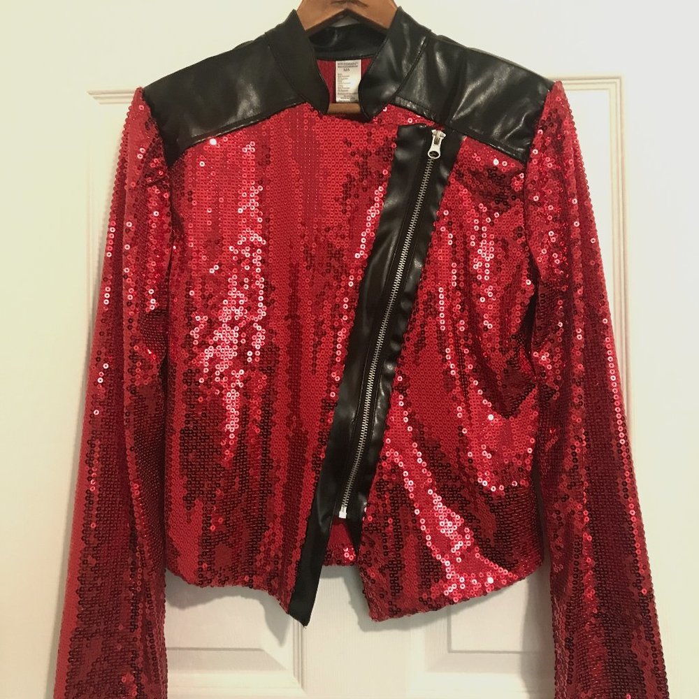 Red sequin jacket - COSTUME